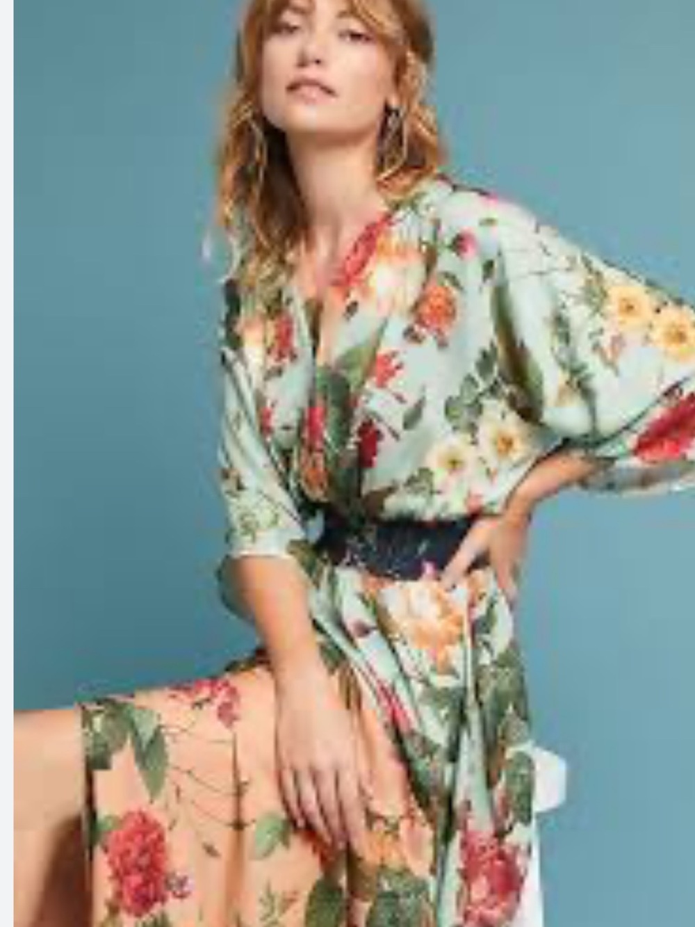 NWOT retail $288 size S #Farmrio Marilla Maxi Floral dress